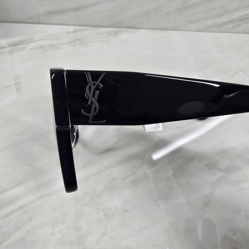 Yves Saint Laurent Black Square Sunglasses - Picture 11 of 16